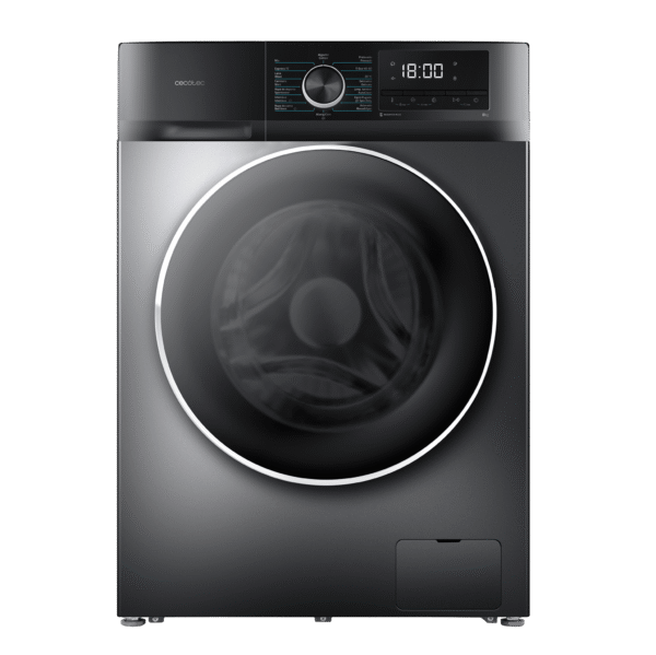 Imagen 2 Lavadora Cecotec Bolero DressCode 8500 Inverter Steel A de 8 kg y 1400 rpm. Cuenta con motor Inverter Plus, 16 programas y máxima eficiencia energética A.