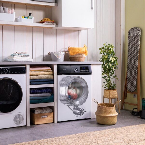 Imagen 7 Lavadora de carga frontal Bolero DressCode 9500 Inverter A de 9 kg y 1400 rpm. Motor Inverter Plus, 16 programas, SteamMax y Allergy Care. Clase A.