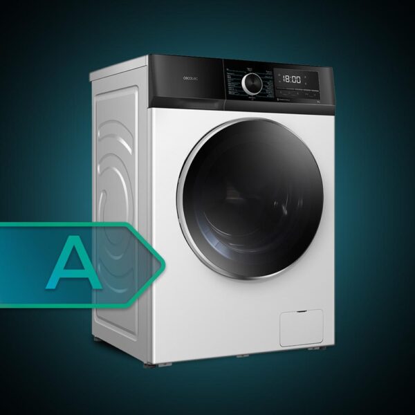 Imagen 5 Lavadora frontal Cecotec Bolero DressCode 10500 Inverter A. Capacidad 10 kg, 1400 rpm y motor Inverter Plus. Eficiencia A, 16 programas y función vapor.