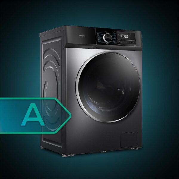 Imagen 5 Lavadora de carga frontal Bolero DressCode 10500 Inverter Steel A con 10 kg de capacidad, 1400 rpm, motor Inverter Plus y clase energética A. Color inox.