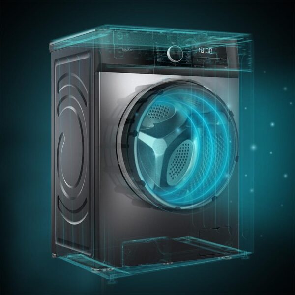 Imagen 7 Lavadora de carga frontal Bolero DressCode 10500 Inverter Steel A con 10 kg de capacidad, 1400 rpm, motor Inverter Plus y clase energética A. Color inox.