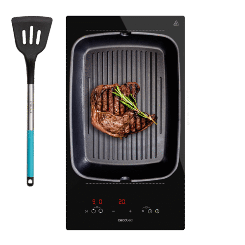 Imagen 2 Placa de inducción Bolero Squad I 2100 Flex de 3500 W con zona flexible, función Booster, 9 niveles de potencia y sistemas de seguridad avanzados integrados.