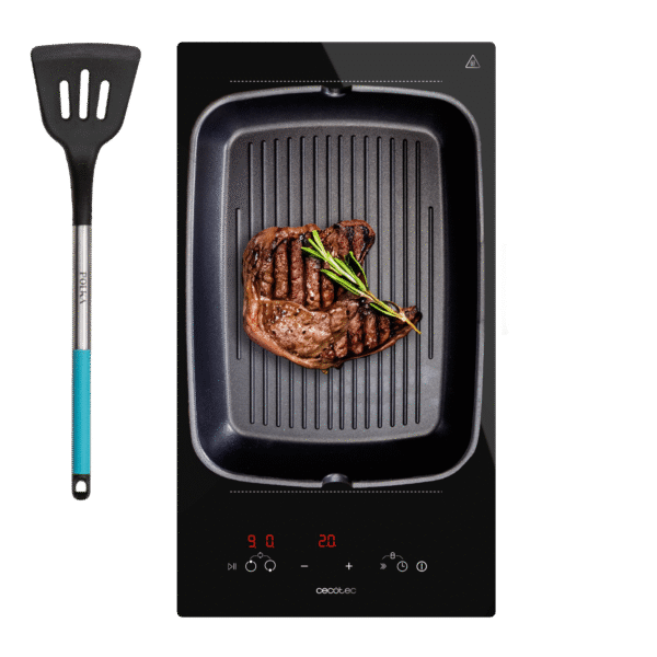 Imagen 2 Placa de inducción Bolero Squad I 2100 Flex de 3500 W con zona flexible, función Booster, 9 niveles de potencia y sistemas de seguridad avanzados integrados.