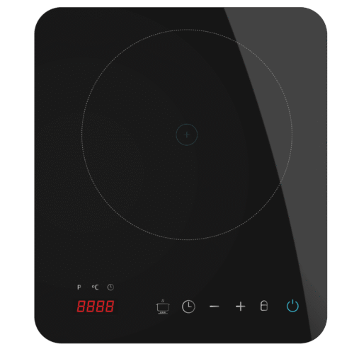Imagen 2 Placa de inducción Cecotec Full Magma Single de 2000 W con cristal esmaltado, 10 niveles de potencia, control táctil y temperatura regulable de 60 a 240 ºC.