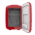 Imagen 2 Mini nevera retro Bolero MiniCooling 4L Habana Red con función frío y calor. Compatible con 12V y 220V, ideal para viajes, cosméticos y oficinas.