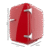 Imagen 3 Mini nevera retro Bolero MiniCooling 4L Habana Red con función frío y calor. Compatible con 12V y 220V, ideal para viajes, cosméticos y oficinas.