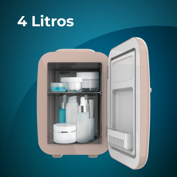 Imagen 4 Frigorífico mini retro Bolero MiniCooling 4L Habana Cream. Compacto, portátil, función frío/calor y compatible con coche 12V y red 220V. Ideal para viajes.