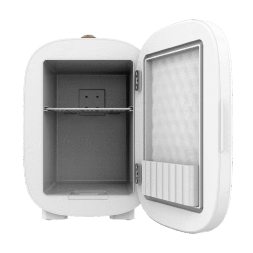 Imagen 2 Frigorífico retro Cecotec Bolero MiniCooling 4L Bora White con función frío y calor. Compatible con 12V y 220V, ideal para coches, caravanas y oficinas.