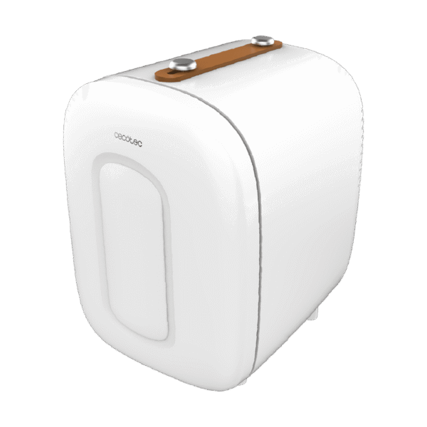 2688-Imagen-3 Imagen 3 Frigorífico retro Cecotec Bolero MiniCooling 4L Bora White con función frío y calor. Compatible con 12V y 220V, ideal para coches, caravanas y oficinas.