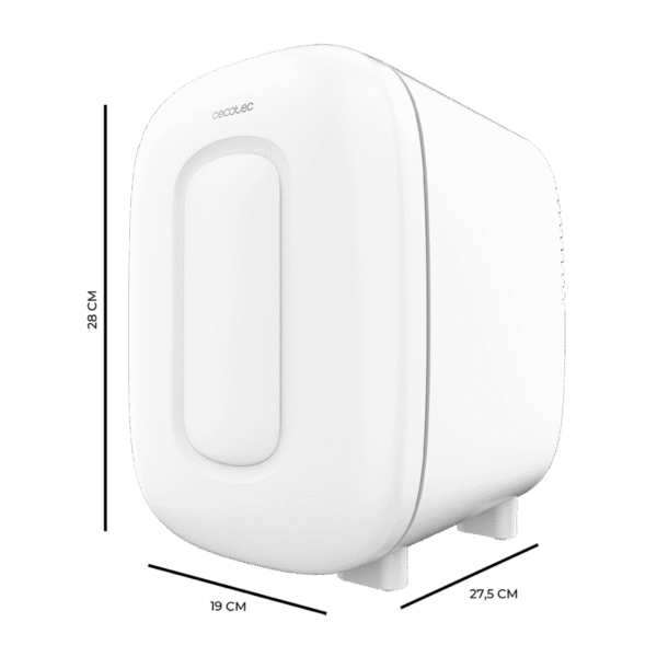 2688-Imagen-4 Imagen 4 Frigorífico retro Cecotec Bolero MiniCooling 4L Bora White con función frío y calor. Compatible con 12V y 220V, ideal para coches, caravanas y oficinas.