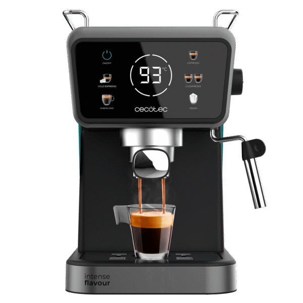 269 Vista frontal del microondas digital Cecotec Proclean 2500 con panel de control táctil y mando giratorio