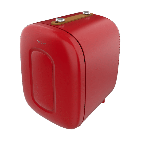 Imagen 3 Frigorífico retro Bolero MiniCooling 4L Bora Red. Capacidad de 4 litros, funciones de frío y calor (7-50 ºC) y conexión 12V-220V ideal para coches y caravanas.