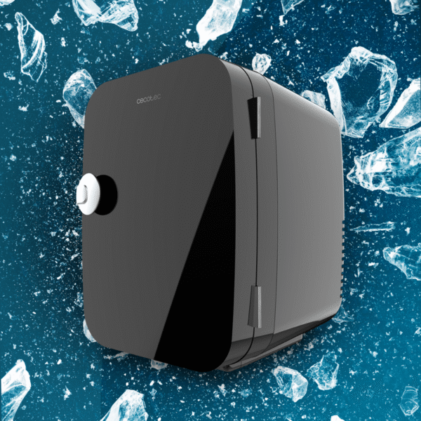 Imagen 7 Nevera mini retro Bolero MiniCooling 4L Río Black con función frío y calor. Compatible con 12V/220V para coche y hogar. Rango de 5ºC a 65ºC. Diseño compacto.