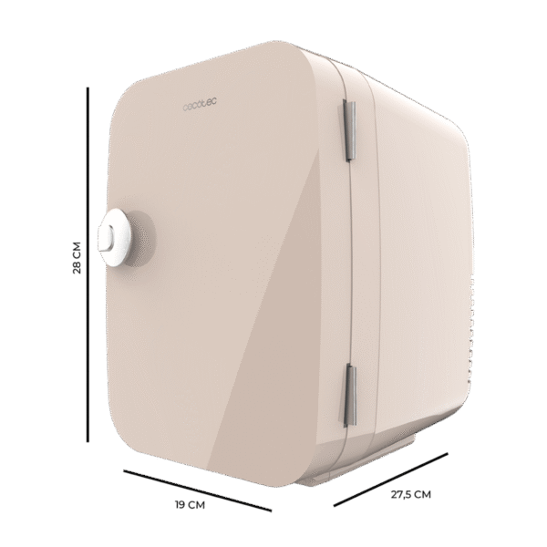 Imagen 3 Mini nevera retro Bolero MiniCooling 4L Río Cream con función frío y calor. Compatible con 12V y 220V, ideal para coches, viajes y oficinas.