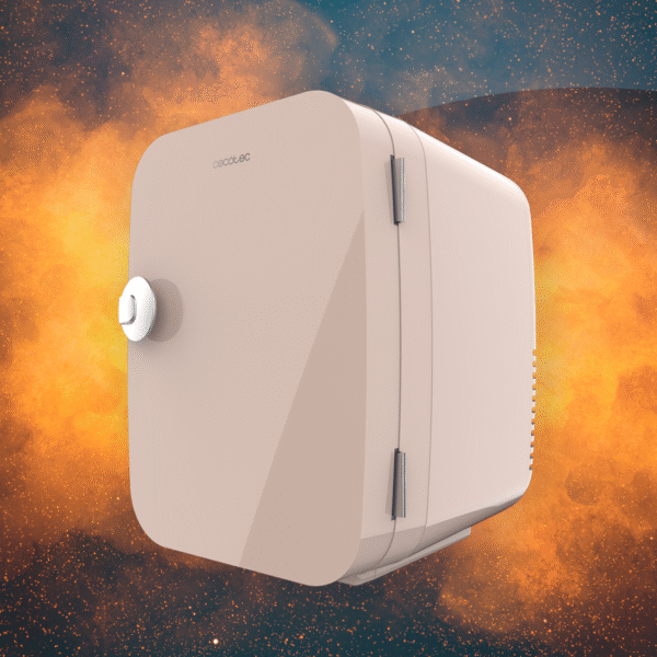 Imagen 8 Mini nevera retro Bolero MiniCooling 4L Río Cream con función frío y calor. Compatible con 12V y 220V, ideal para coches, viajes y oficinas.