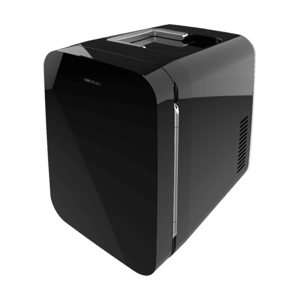 Imagen 3 Mini frigorífico retro Bolero MiniCooling 6L Bahamas Black. Enfría y calienta (5-65ºC), ideal para coche y casa. Compacto, portátil y con conexión 12V-220V.