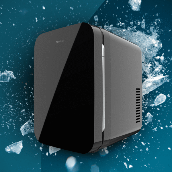 Imagen 8 Mini frigorífico retro Bolero MiniCooling 6L Bahamas Black. Enfría y calienta (5-65ºC), ideal para coche y casa. Compacto, portátil y con conexión 12V-220V.