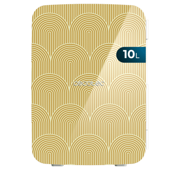 2699 Frigorífico mini retro Bolero MiniCooling 6L Bahamas Black de Cecotec color negro con asa de transporte