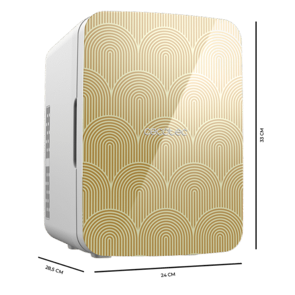 2699-Imagen-3 Imagen 3 Frigorífico mini retro de 10L con función frío y calor (7-65ºC). Versátil, compacto y compatible con 12V/220V, ideal para viajes en coche o caravana.