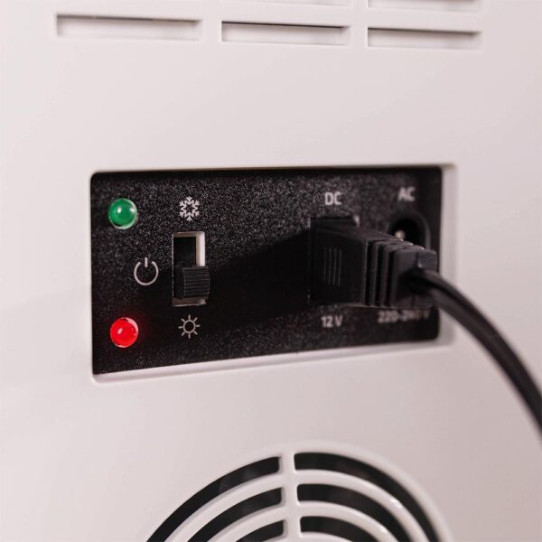 2699-Imagen-7 Imagen 7 Frigorífico mini retro de 10L con función frío y calor (7-65ºC). Versátil, compacto y compatible con 12V/220V, ideal para viajes en coche o caravana.