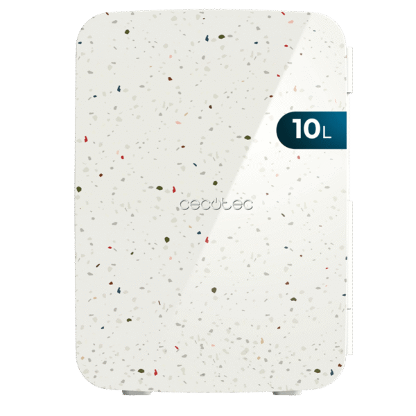 Frigorífico mini retro Bolero MiniCooling 6L Bahamas Black de Cecotec color negro con asa de transporte