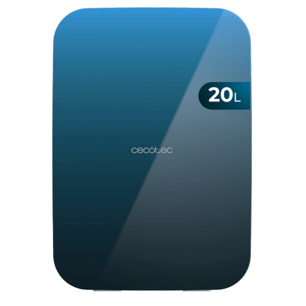 Frigorífico mini retro Bolero MiniCooling 6L Bahamas Black de Cecotec color negro con asa de transporte