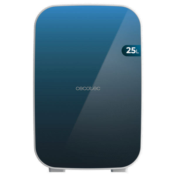 2703 Frigorífico mini retro Bolero MiniCooling 6L Bahamas Black de Cecotec color negro con asa de transporte