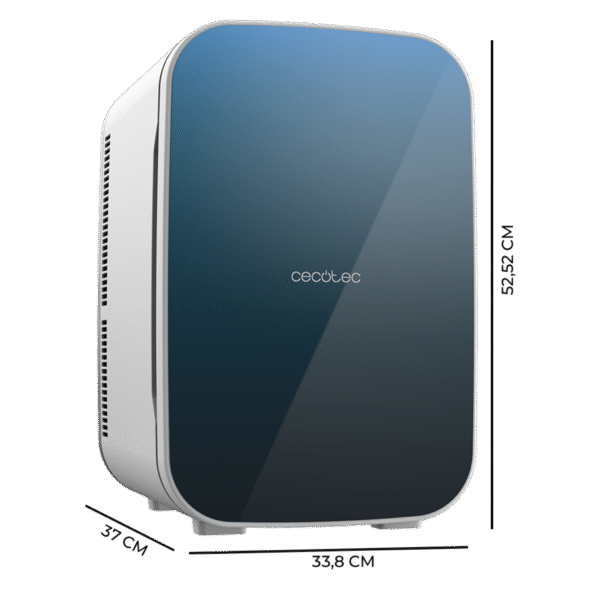 2703-Imagen-3 Imagen 3 Frigorífico retro Bolero MiniCooling 25L Bahamas Pat 1 de Cecotec. Capacidad de 25 litros, función frío/calor (7-65 ºC) y conexión 12V-220V para coche y hogar.