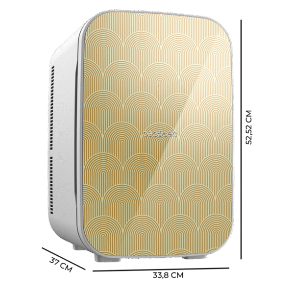 Imagen 3 Frigorífico mini de 25L con diseño retro. Doble función frío y calor (7ºC-65ºC) y conexión 12V/220V para coche y hogar. Compacto, versátil y fácil de transportar.