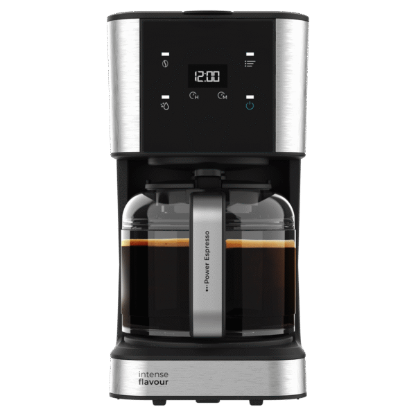 Vista frontal del microondas digital Cecotec Proclean 2500 con panel de control táctil y mando giratorio