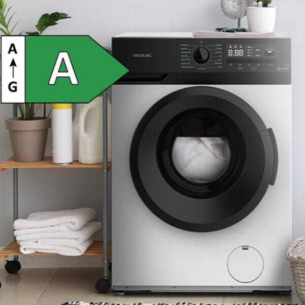 2720-Imagen-7 Imagen 7 Lavadora Cecotec Bolero DressCode 9300 Inverter de 9 kg y 1400 rpm. Motor Inverter Plus, 15 programas, tecnología SteamMax y eficiencia energética clase A.
