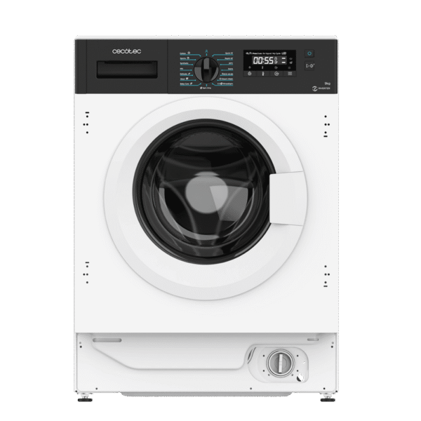 Imagen 2 Lavadora integrable Cecotec Bolero DressCode 940 BI Inverter A. Capacidad de 9 kg, 1400 rpm, motor Inverter Plus, SteamMax y clasificación energética A.