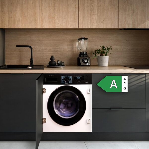 Imagen 7 Lavadora integrable Cecotec Bolero DressCode 940 BI Inverter A. Capacidad de 9 kg, 1400 rpm, motor Inverter Plus, SteamMax y clasificación energética A.