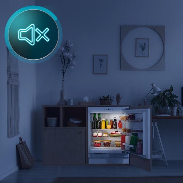 Imagen 8 Mini frigorífico integrable Bolero CoolMarket TT BI 138 White E de 138 litros. Incluye tecnología Fast Cooling, control táctil y eficiencia energética clase E.