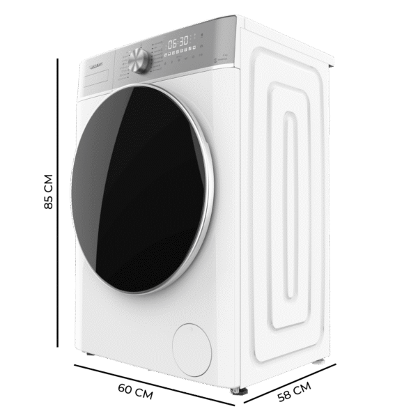 Imagen 3 Lavadora Cecotec Bolero DressCode 8800 Inverter A de 8 kg y 1400 rpm. Motor Inverter Plus, 16 programas, función SteamMax y Display XXL. Eficiencia clase A.