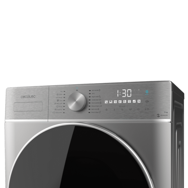 Imagen 4 Lavadora de carga frontal Bolero DressCode 9800 Inverter Steel A de 9 kg y 1400 rpm. Motor Inverter Plus, SteamMax, 16 programas y máxima eficiencia Clase A.