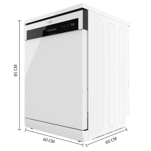 Imagen 2 Lavavajillas Bolero Aguazero 6200 D de 60 cm con capacidad para 14 cubiertos, 3ª bandeja, 6 programas, Dual Zone Wash y Turbo Dry+ para un secado impecable.