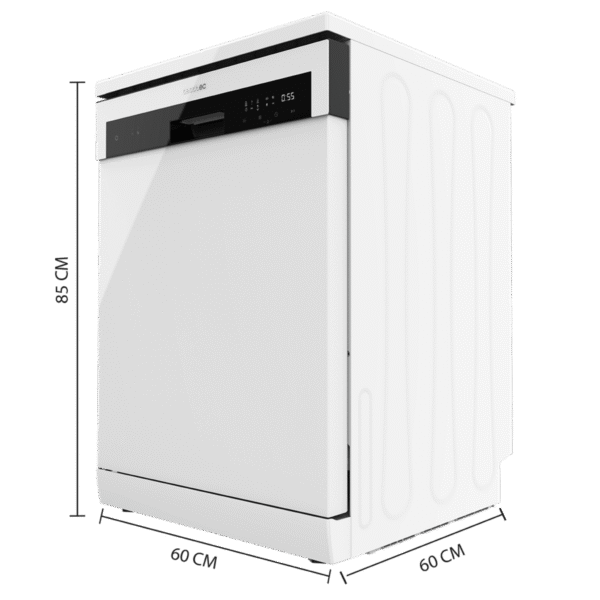 Imagen 2 Lavavajillas Bolero Aguazero 6200 D de 60 cm con capacidad para 14 cubiertos, 3ª bandeja, 6 programas, Dual Zone Wash y Turbo Dry+ para un secado impecable.