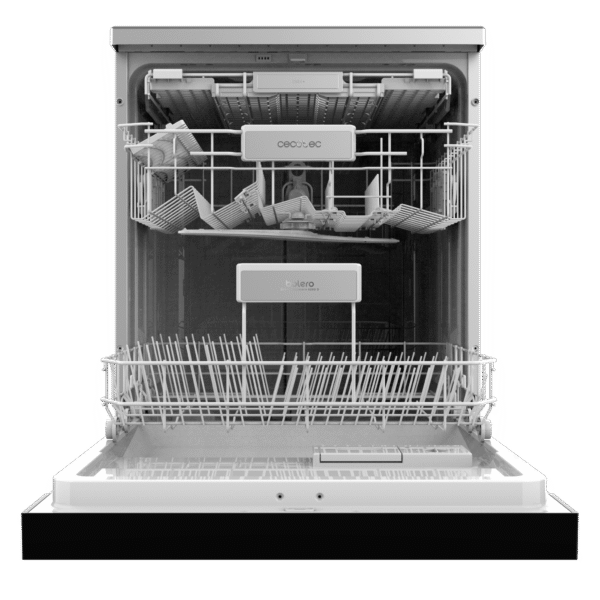 Imagen 3 Lavavajillas Bolero Aguazero 6200 Inox D de 60 cm con capacidad para 14 cubiertos, 3ª bandeja, 6 programas y tecnología Turbo Dry+ para un secado impecable.