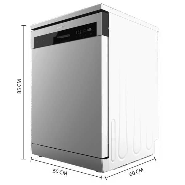 Imagen 4 Lavavajillas Bolero Aguazero 6200 Inox D de 60 cm con capacidad para 14 cubiertos, 3ª bandeja, 6 programas y tecnología Turbo Dry+ para un secado impecable.