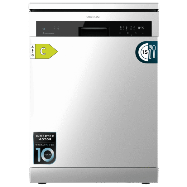 Lavavajillas Bolero Aguazero 6110 Inox de 60 cm con panel táctil y acabado en acero inoxidable