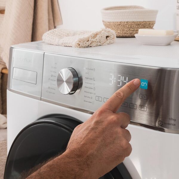 Imagen 8 Lavadora de carga frontal CECOTEC Bolero DressCode 10800 Inverter con 10 kg de capacidad, clase A y 1400 rpm. Incluye Motor Inverter Plus y SteamMax.