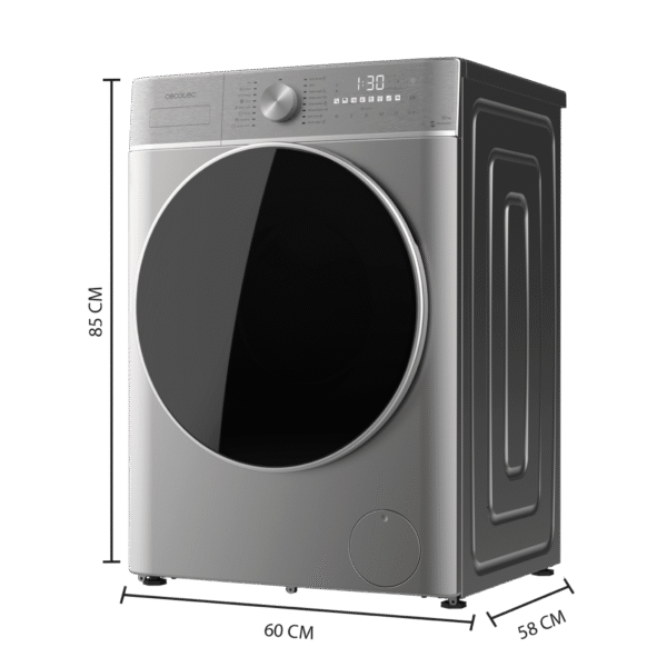 Imagen 3 Lavadora de carga frontal Bolero DressCode 10800 Inverter Steel A de 10 kg y 1400 rpm. Motor Inverter Plus, SteamMax y 16 programas con clase energética A.