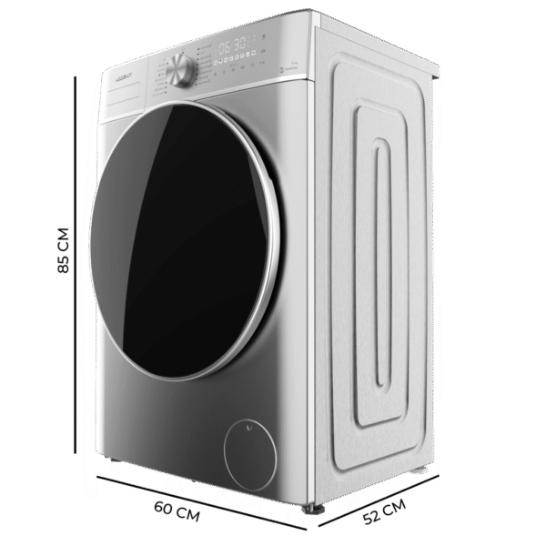 Imagen 3 Lavadora frontal Bolero DressCode 8800 Inverter Steel A. Capacidad 8 kg, 1400 rpm, Motor Inverter Plus, SteamMax y Display XXL. Eficiencia energética clase A.