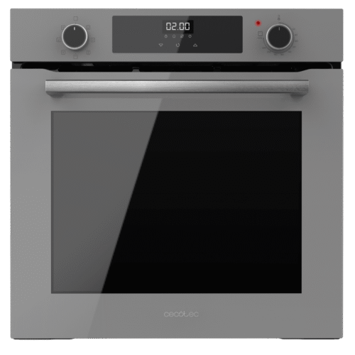 Imagen 2 Horno integrable Cecotec Bolero Hexa M226000 de 75L. Con 7 funciones, Steam Assist y acabado Glass Grey. Eficiencia energética A y potencia de 2800W.