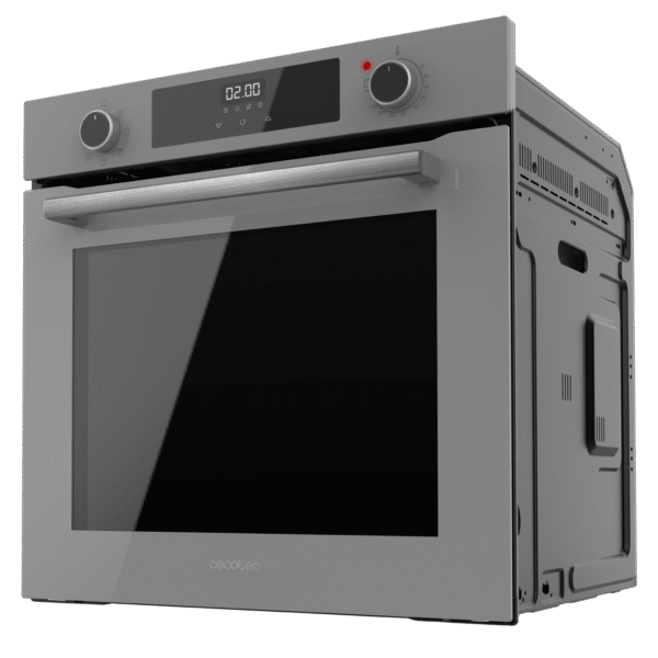Imagen 4 Horno integrable Cecotec Bolero Hexa M226000 de 75L. Con 7 funciones, Steam Assist y acabado Glass Grey. Eficiencia energética A y potencia de 2800W.