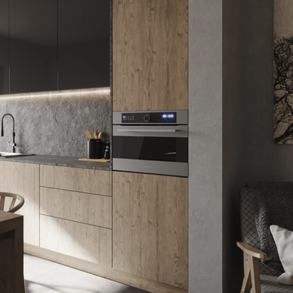 2826-Imagen-6 Imagen 6 Horno integrable Cecotec Bolero Hexa AF314500 Matt A de 53L con 11 funciones, tecnología Airfryer Master, Steam Assist y Pizza Master. Acabado mate y clase A.