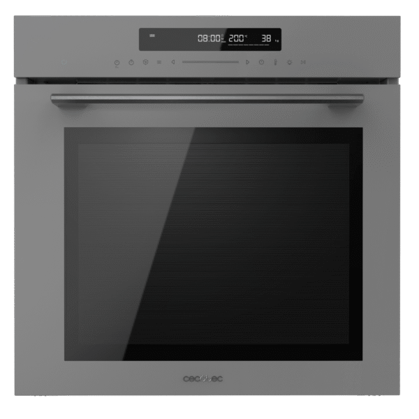 Imagen 4 Horno integrable Cecotec Bolero Hexa SM406000 Glass Grey A+ de 75 L. Con 13 funciones, Steak Master y Pizza Master. Potencia de 2900 W y eficiencia energética.