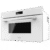 Imagen 4 Microondas integrable Bolero Hexa MW703800 Glass White de 34L con grill, defrost y menús automáticos. Diseño elegante en cristal blanco para tu cocina moderna.