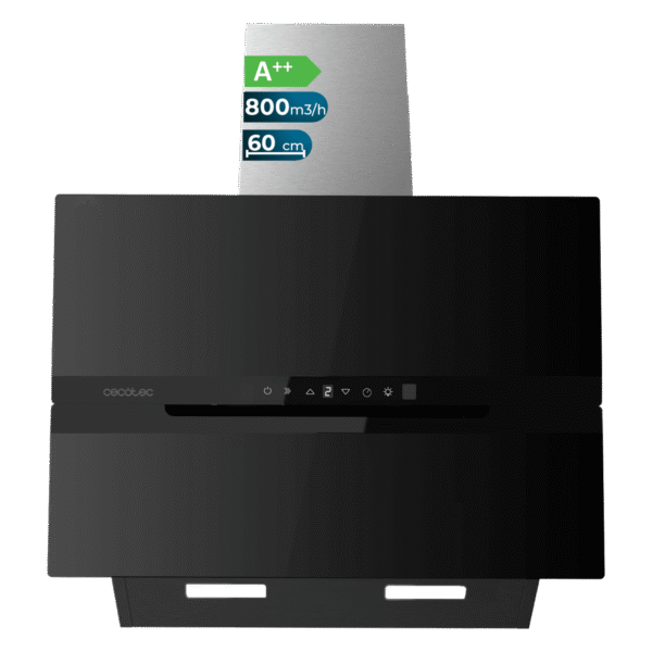 Campana extractora convencional Cecotec Bolero Flux CM 602200 White B de 60 cm en color blanco